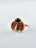 14k Gold Ring - LadyBug design