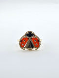 14k Gold Ring - LadyBug design