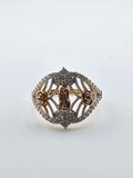 14k Gold Ring - Virgin Mary Design