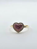 14k Gold Ring - Heart Design