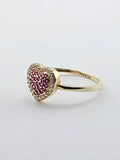 14k Gold Ring - Heart Design